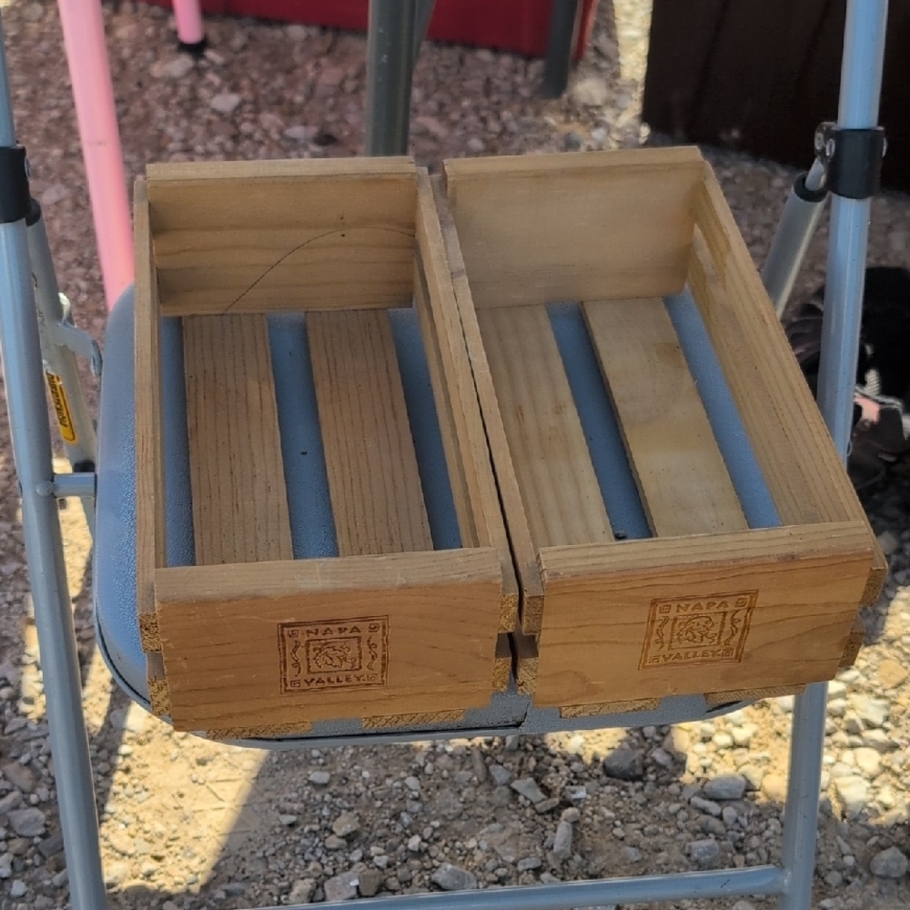 Wooden Crate Storage Rack - Picture 2 of 3